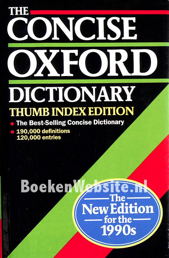 The Concise Oxford Dictionary, Allen R.E. | BoekenWebsite.nl