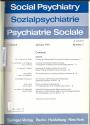 Social Psychiatry 1971