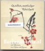 Quellen oestlicher Weisheit