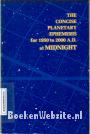 The Concise Planetary Ephemeris for 1950 to 2000 A.D. at Midnight