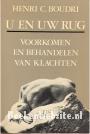 U en uw rug