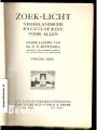Zoek-licht Nederlandsche encyclopaedie voor Allen 2