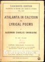 Atalanta in Calydon and Lyrical Poems