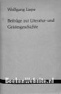 Beiträge zur Literatur- und Geistesgeschichte