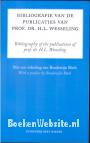 Bibliografie van de publicaties van Prof. Dr. H.L. Wesseling