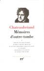 Chateaubriand Memoires d'outre-tombe I