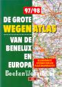 De grote wegenatlas van de Benelux en Europa