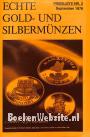 Echte Gold- und Silbermünzen
