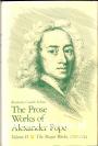 The Prose Works of Alexander Pope Vol.II