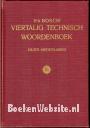 Ten Bosch technisch woordenboek Duits-Nederlands