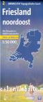 Topografische Fietskaart, Friesland noordoost