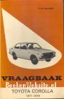 Vraagbaak Toyota Corolla 1971-1979