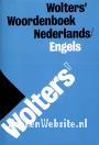 Wolters woordenboek Nederlands / Engels 