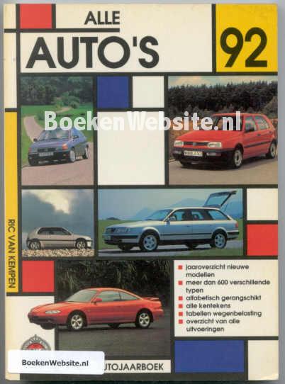 Alle auto's 1992