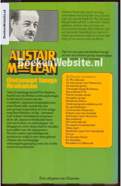 Ontsnapt langs Krakatau