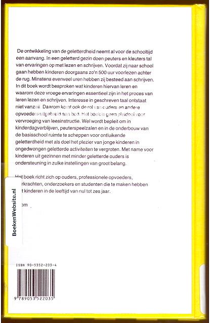 Geletterde peuters en kleuters