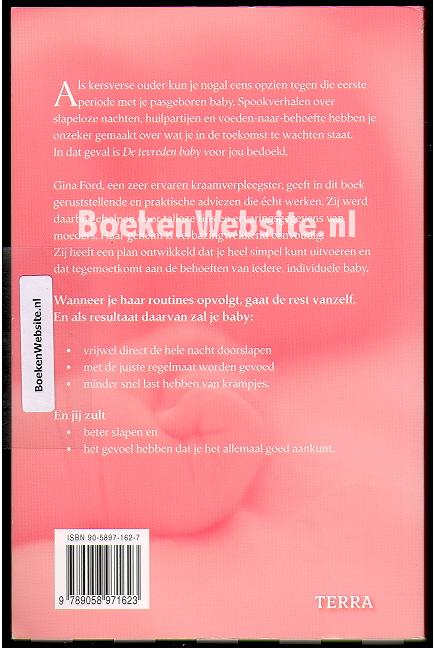 De tevreden baby