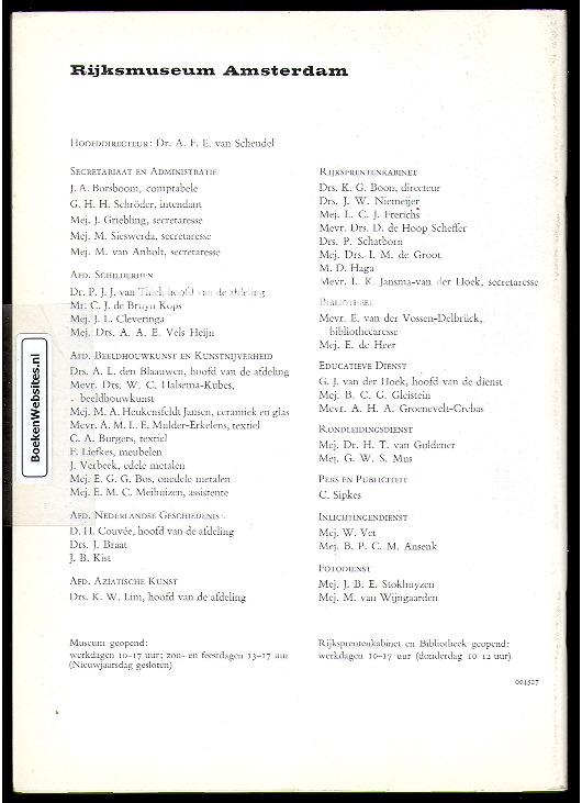 Bulletin van het Rijksmuseum 1970-1