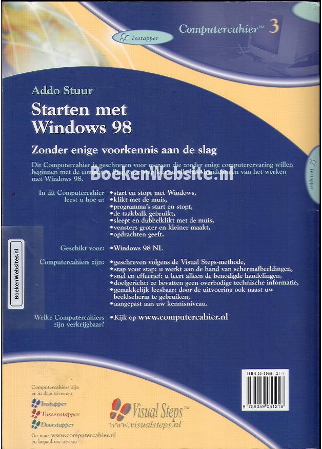 Starten met Windows 98