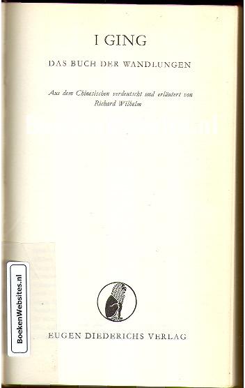 I Ging, das Buch der Wandlungen