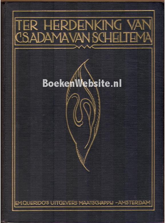 Ter herdenking van C.S. Adama van Scheltema