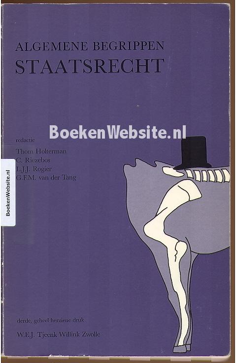 Algemene begrippen Staatsrecht
