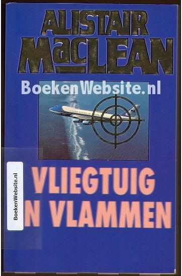 Vliegtuig in vlammen