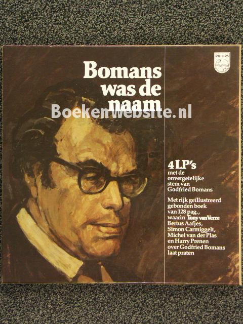 Bomans was de naam, 4 LP's incl. boek en cassettebox