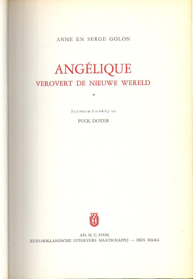 Angelique verovert de nieuwe wereld