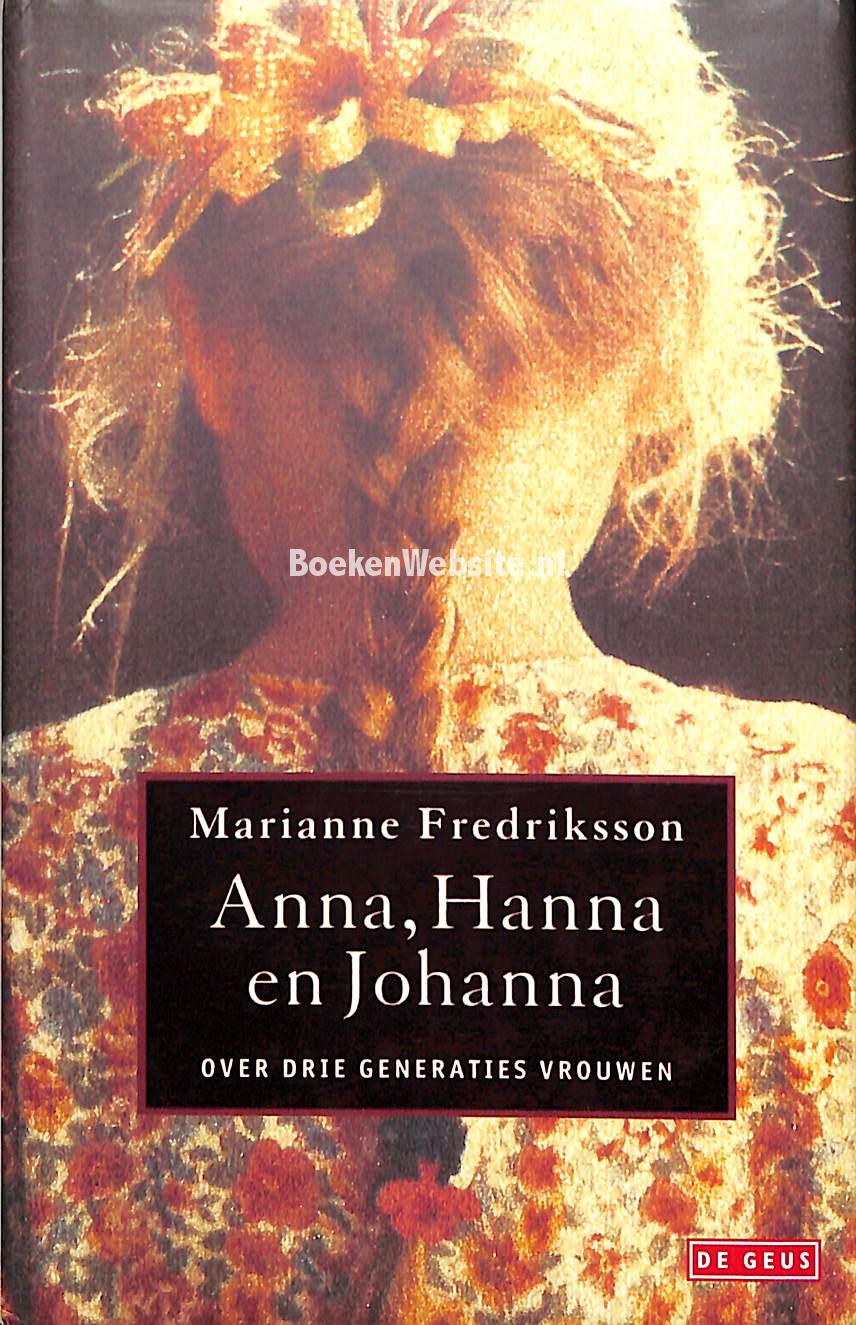 Anna, Hanna en Johanna