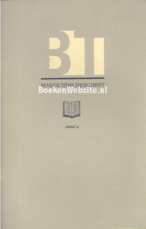 Benedictijns tijdschrift 2000/4
