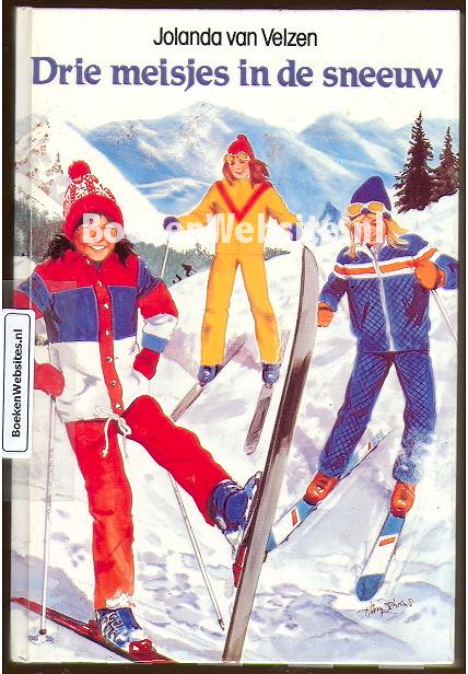 Drie meisjes in de sneeuw