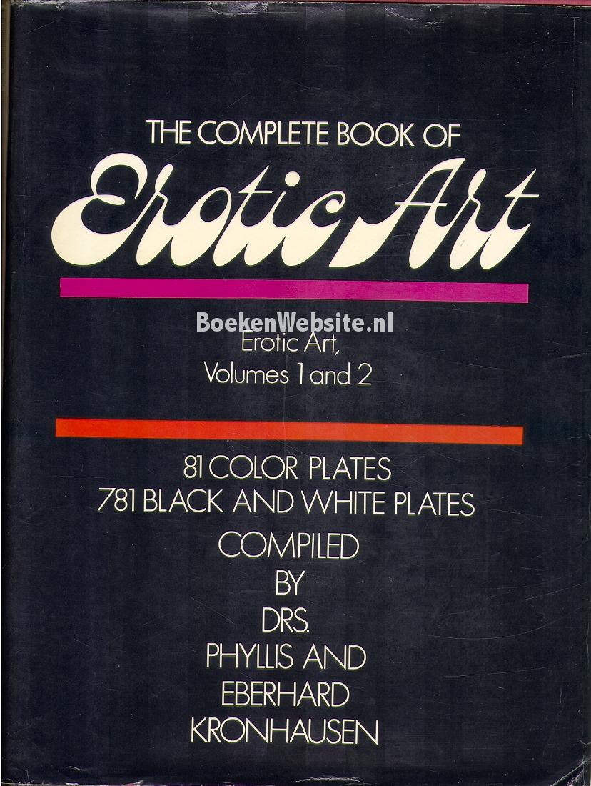 The Complete Book Of Erotic Art Vol 1 And 2 And