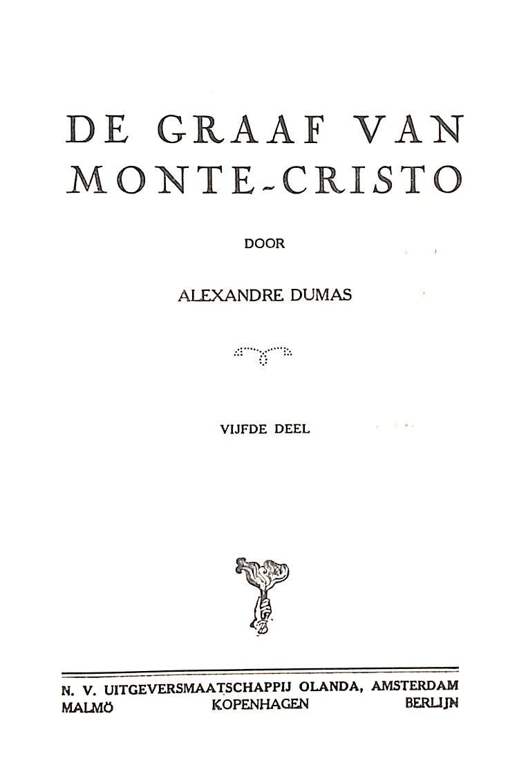 De graaf van Monte-Cristo V