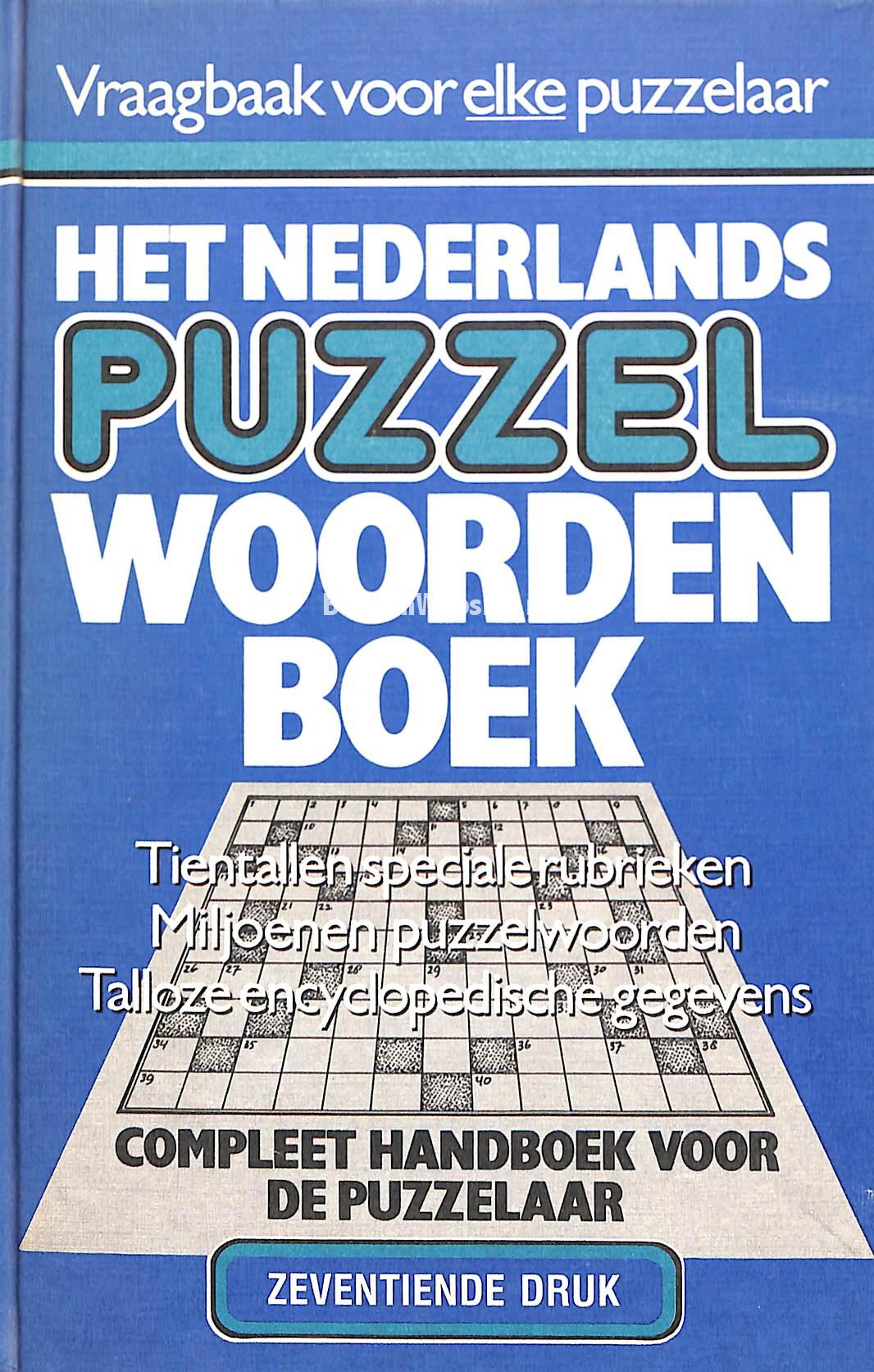 Het Nederlands puzzelwoordenboek, Bosch Maaike van den Boekensite.nl