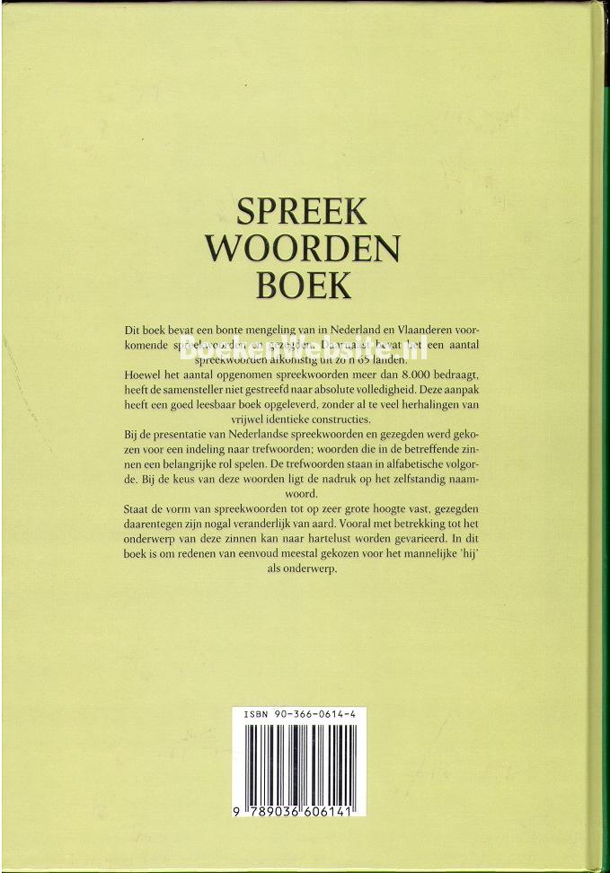 Nederlands Spreekwoorden boek