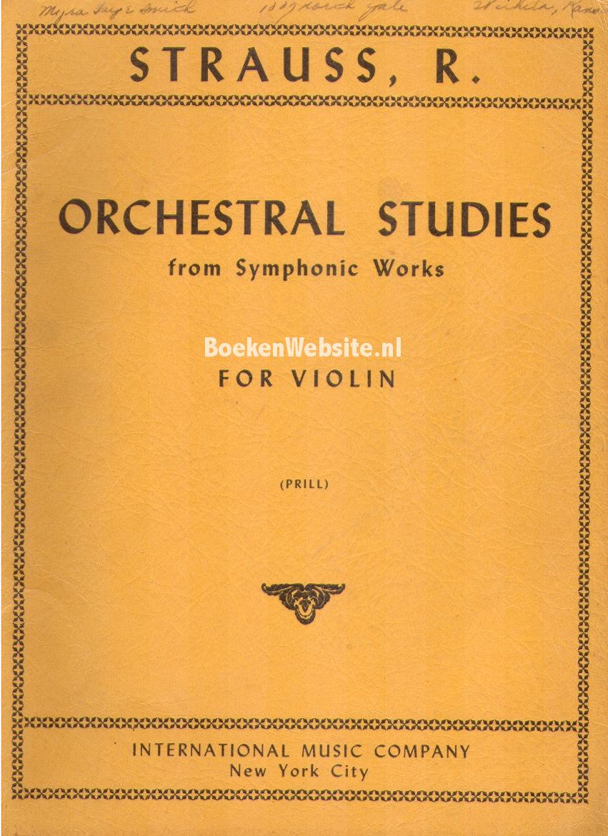 Orchestral Studies from Symphonic Works