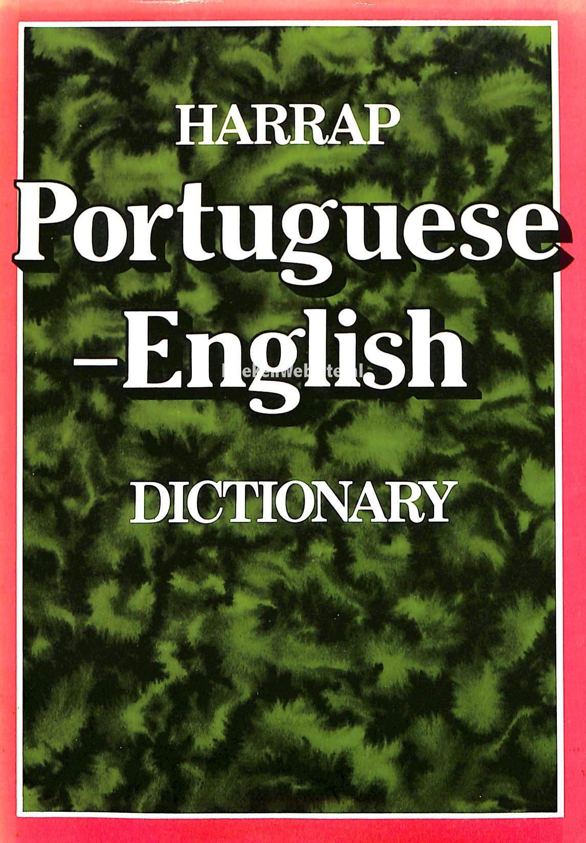 Portuguese English Dictionary, Taylor James L. BoekenWebsite.nl