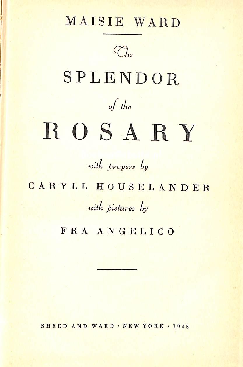 The Splendor of the Rosary