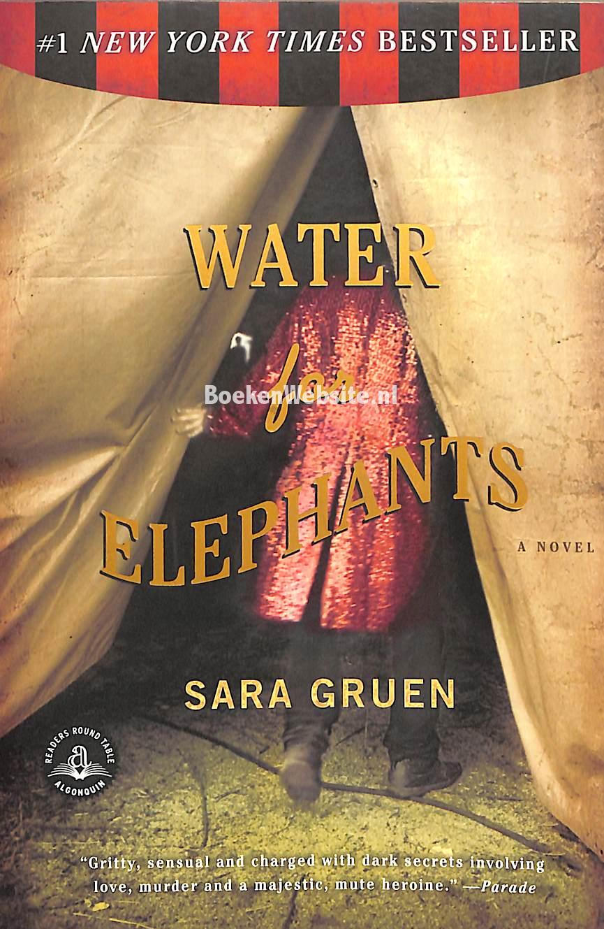 Water for Elephants, Gruen Sara | BoekenWebsite.nl